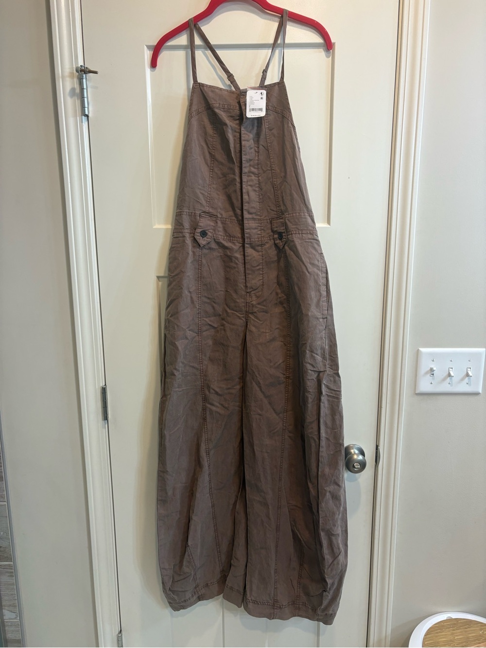 Free People Sylvia Barrel One-Piece Small Color: Double Espresso NWT - Picture 4 of 6